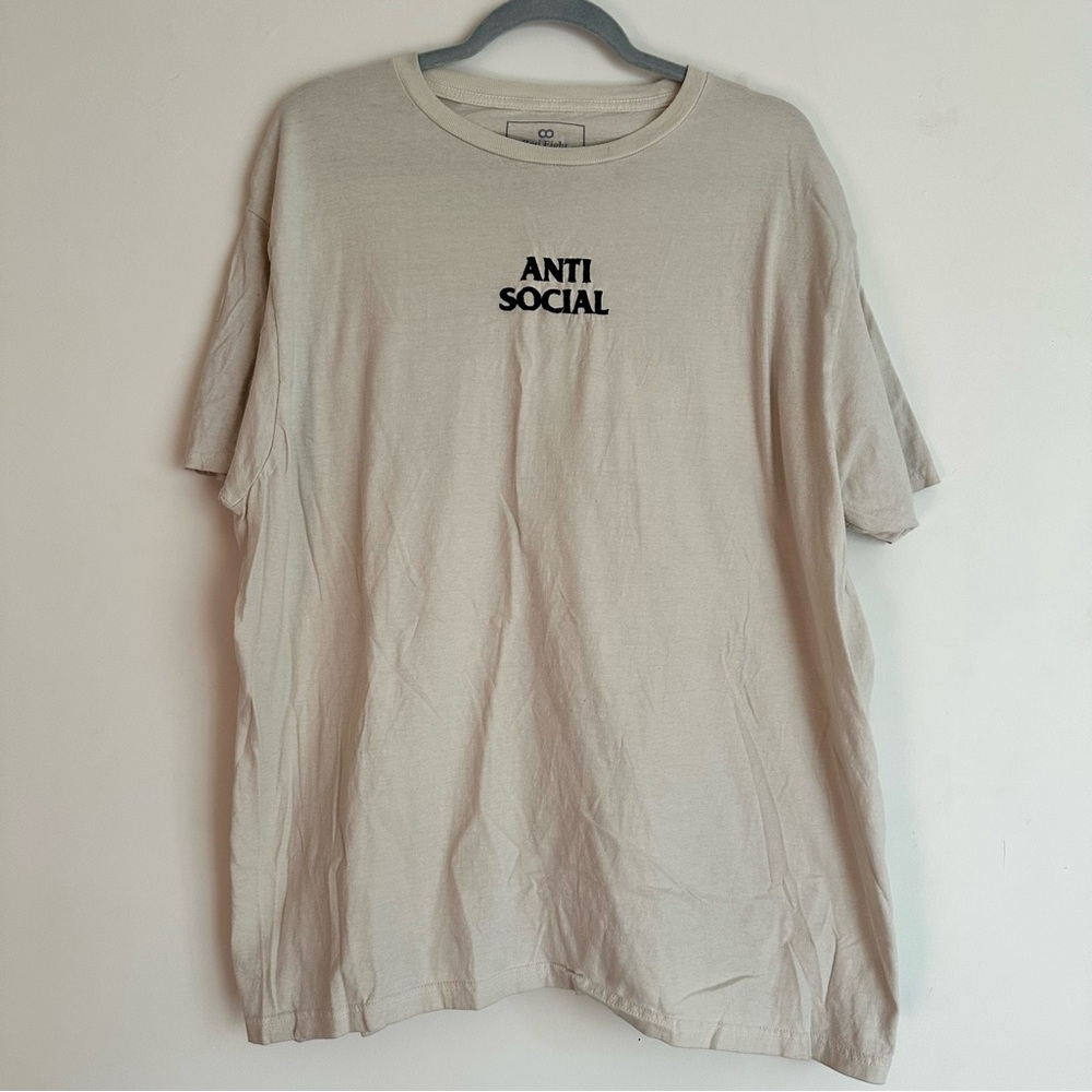 Anti Social Cream T-Shirt